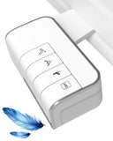 Non-Electric Mechanical Bidet Attachment Ultra-Slim Dual Nozzle Design with Feminine & Posterior V1107-CS-PZFXQ