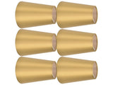 6PCS E14 Lamp Shade Fabric Lampshade Table Lamp Ceiling Lamp Shade for Bedroom Living RoomGold PX153 V1294-YM0715-3119210283113