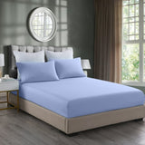 Royal Comfort Bamboo Cooling 2000TC 3-Piece Combo Set - King-Light Blue ABM-10001240