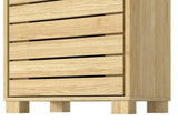 Levede Bathroom Storage Cabinet Handleless Wood Floor Shelf Unit Cupboard Oak BATH1014-AU