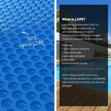 Aqua Buddy Pool Cover 600 Micron 7x4m w/ Roller 5.55m Swimming Pools Solar Blanket PC-70X40-L-BL-ROLLER