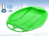 Round Snow Sled Disc for Kids and Adults, Thick Portable Skiing Pad with Anti-Skid Sunk Seat, V1189-LWWAL-20260401-07278