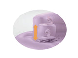 Richell Inflatable Soft Baby Chair Purple Grey DTK10981