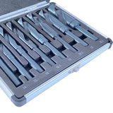 8-Piece Premium Shank Silver and Deming Large Drill Bit Set in Aluminum Carry Case mild steel, V1370-AZ4-07119