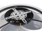 Ceiling Fan Light 6 Speed Remote Control 3 Color LED Ceiling Fan Lamp for Living Room 110V V1294-YM0521-3113230062311