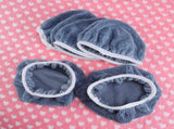 Ortofally 5 PCS Car Polishing Waxing Coral Fleece Bonnets Pads - 9-10 inch Grey V1189-LWWAL-20260327-03356