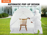 Spray Paint Shelter, 60 x 60 x 70 in Pop-Up Portable Spray Paint Tent with Built-In Floor, Exhaust V952-BXSPQ606070INA0UEV0