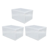 Shoe Storage Box Thick Side Opening Space Saving Transparent Stackable Shoe Organizer Foldable Shoe V1294-YM0901-3116240025211
