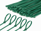 500 PCS Dark Green Zip Tie,6 Inch Garden Binding Strap,Heavy Duty UV Resistant Gardening V1192-AZ-W-17294