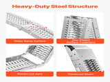 Steel Ramps, 1000 lbs, 2Pcs Heavy-duty Ramps Wider Ramp Surface, Universal Stable Loading Ramp V952-ZZGPDGZ1000LL25YEV0