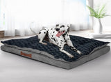 Dog Calming Bed Warm Soft Plush Comfy L Grey Large PT1058-L-GY