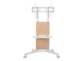 Artiss Mobile TV Floor Stand for 32-65" Mount Bracket Universal Adjustable Height with Wheels TV-MOUN-2007-WH