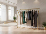 Commercial Clothing Garment Rack Retail Shop in Gold V63-920631