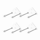 12Pcs Skateboard Hanger, Skateboard Wall Mount Wall Hanger Rack Storage Display Holder for V1366-AZ2-W-14646