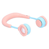 Children Hanging Neck Fan Mini Portable Electric Fan USB Charging for Home Outdoor SportsPink V1294-YM0901-3113210088912