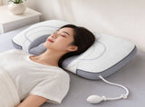 Adjustable Height Air Chamber Pillow - 48 x 74 cm Polyester Fibre Neck Support Pillow with V888-ELOSUNG47406