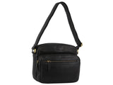 Pierre Cardin Mens Leather Cross-Body Bag Organiser - Black V563-PC-3502-BLK