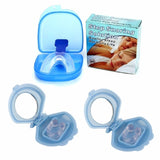 2x Mouthguard Mouthpiece + 2x Nose Clip Anti Snoring Aid Sleep Breathing Device V238-SUPDZ-16803101446