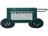 Rolling Garden Cart with Seat, Metal Rolling Garden Work Seat with Wheels, Supports up to 181 kg, V952-KYDHYZYZXCWKUET6P001V0
