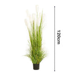 SOGA 4X 120cm Nearly Natural Plume Grass Artificial Plant APLANTFH6004X4