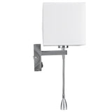 LED Wall Light Modern Fabric Lampshade USB Bedroom Bedside Reading Sconce E27 100240V V1294-YM0901-3119200140611