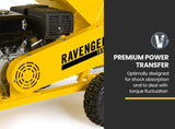 MICHIGAN 18HP 420cc Petrol Commercial Wood Chipper, Towable, Tree Mulcher - Ravenger 1950 V219-CHPTEAMCHC2M0