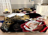 Animal Bloom Belgravia Elegance Quilt / Doona / Duvet Cover set V745-AQ043959K3