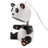 Candle Warmer Lamp Melting Wax Lamp Cute Panda Robot Shape with Timer Metal Frame G10 Bulb Candle V1294-YM0901-3119230105912