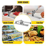 Stone Crab Cracker with 2 Picks, Aluminum & Stainless Steel Construction Shellfish Shucker, V952-QQJFXBDDWC609556RV0