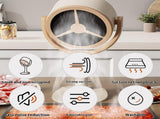 Portable Desktop Smoke Purifier Fan with Strong Suction, USB Rechargeable Mini Exhaust Hood for Home V1107-CS-TSCYYJ