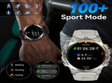 Men'S Outdoor Smart Watch GPS Sports Watch Water-Resistant Smart Watch Wireless - Blue camouflage V1106-937-43627-BLU1-01