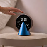 Lexon Conic Radio Alarm Clock With Fm & Built-In Bluetooth Speaker - Blue V398-LD-LR156L3