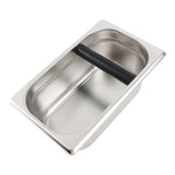 Large Coffee Knock Box Stainless Steel Coffee Grounds Container Residue Bucket Waste BinRetangular V1294-YM0901-3118210166111
