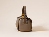Genuine Leather Boston Bag - Mini Barrel Crossbody & Top Handle Purse V888-ELOSUNG35970