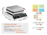 Commercial Maker, 4PCS Round Baker Machine,1750W Non-Stick Stainless Steel Belgian V952-SYBLSHFBJDPF0EHRRV3