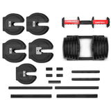 CORTEX Revolock V2 40kg Adjustable Steel Dumbbell Barbell All-in-One V420-CSDB-DBRV240-1