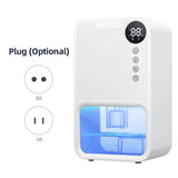 Electric Dehumidifiers for Home 37 OZ Capacity Quiet Dehumidifier for Room with Auto Shut Off 7 V1294-YM0901-H47899WEU