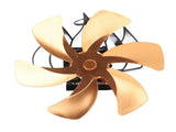 Wood Stove Fan Heat Powered 6 Blades Hanging Stove Fan Silent Flue Pipe Hanging Fireplace Fan Eco V1294-YM0706-3114230124812