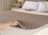 Washable Incontinence Bed Pad 115x200cm Reusable Waterproof Mattress Protector with Non-Slip Backing V888-ELOSUNG41225