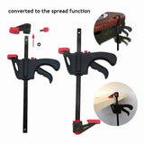 Workshop Setup 12-Pack Quick Grip Clamps, 4-Inch Quick-Release Bar Clamps for Woodworking V1366-AZ2-W-15669