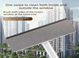 2-in-1 Window Screen and Glass Cleaner Includes a gift hook - Non-Slip Stainless Steel Handle with V888-ELOSUNG56503