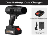 Black Ultra-High Power Cordless Turbine Air Blower With Lithium Battery & Australian Plug Kit V888-ELOSUNG42177