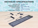 11W Aquarium Blue White LED Light for Tank 50-70cm V274-AQ-LED60-11W
