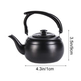 Black Stainless Steel Tea Kettle Multi Function Household Water Pot V1369-AZ3-W-09003