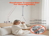 Trapeze Bar for Bed Mobility, Medical Bed Trapeze with Clamps & Metal Chain, 250LBS Weight Capacity V952-CSDJXDCJZGZCHQ5WJV0