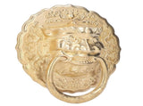 Door Knocker Brass Material Bronze Collision Resistance Chinese Animal Head Pull Ring for Wooden V1294-YM0523-3114220008611