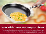 Stainless Steel Non-Stick Frying Pan 28CM Honeycomb Wok Skillet with Lid Induction Compatible V888-ELOSUNG41096