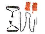 High Reach Hand Chain Saw 48inch Compact Portable Rope Saw for Outdoor Camping Hunting Backpacking V1294-YM0523-3111220044211