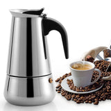 Glass&Bottle ,Stainless Steel Stovetop Coffee Maker Pot For Induction Electric Ceramic Stove V1369-AZ3-W-20347