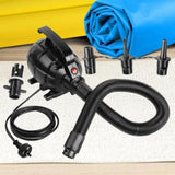 Powertrain 500W Electric Air Pump for Air Track Mat, Air Mattress, Pool Floats and Toys IFP-HXG-SS-103